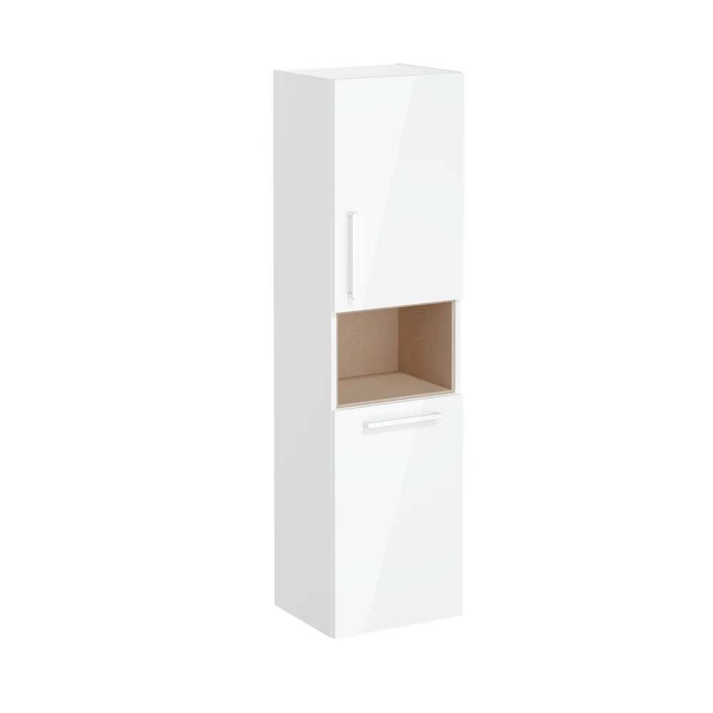 Vitra Root Flat 40 Cm Sepetli Parlak Beyaz Boy Dolabı