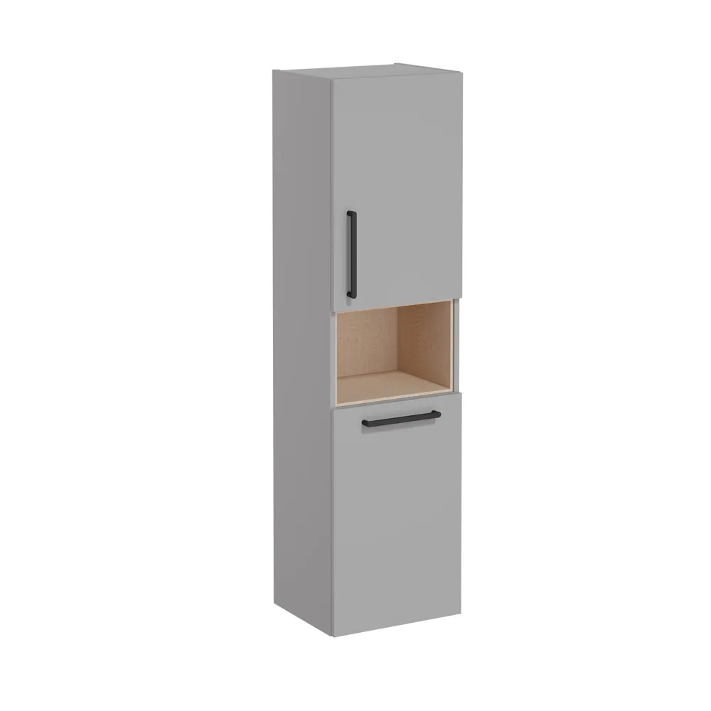 Vitra Root Flat 40 Cm Sepetli Mat Gri Boy Dolabı