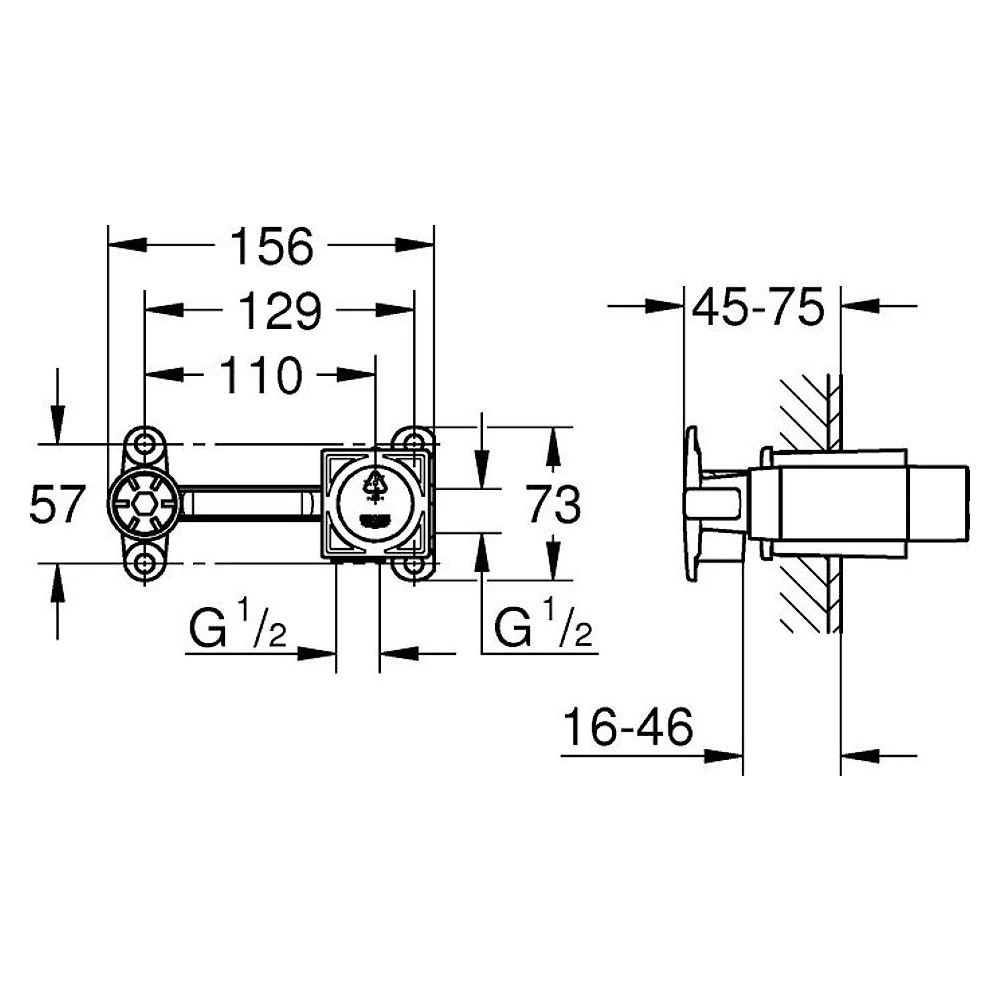 Grohe Non Rapido EHM Ankastre İç Gövde 2