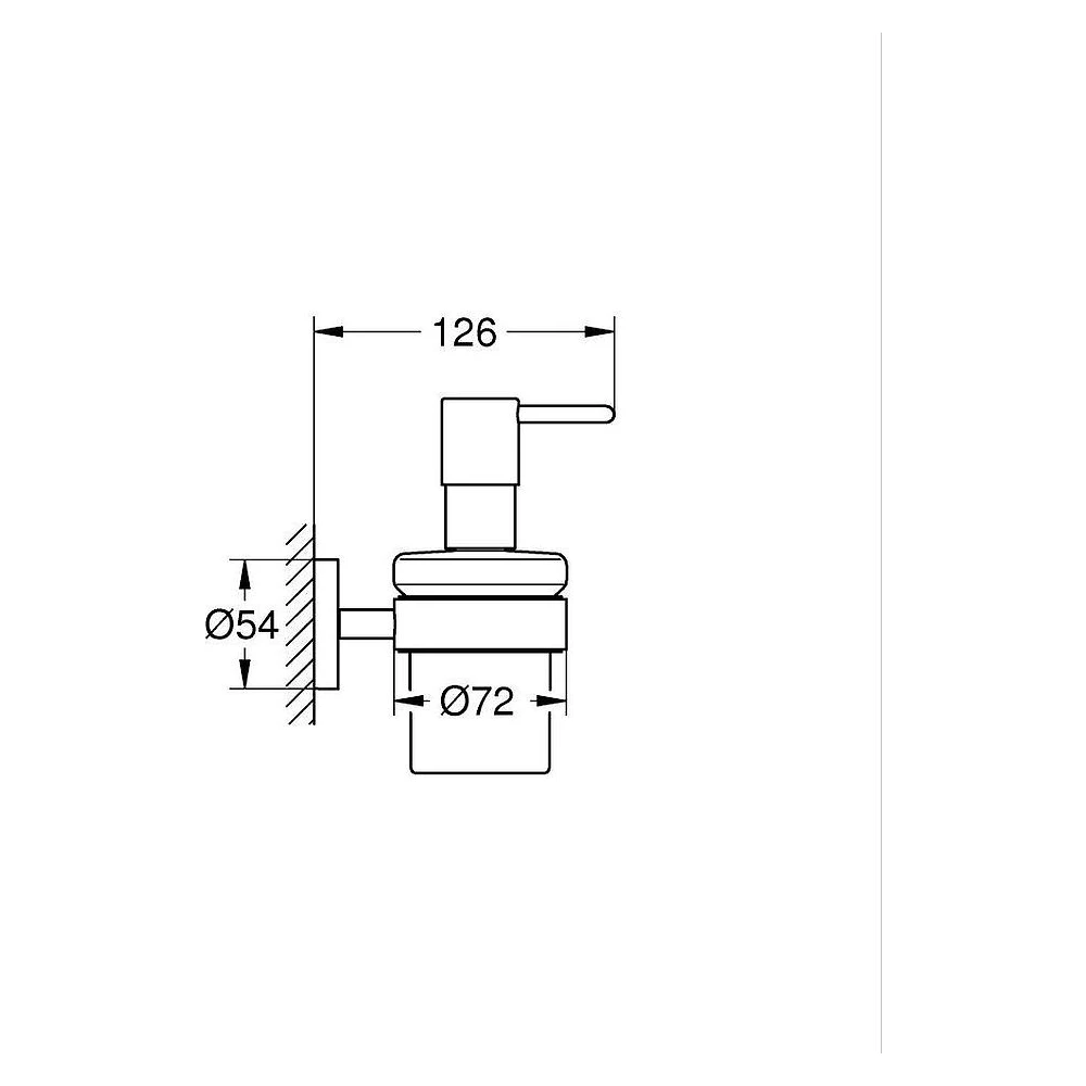 Grohe Essentials New Siyah Sıvı Sabunluk 2