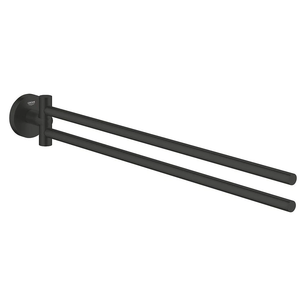 Grohe Essentials New Siyah İkili Havluluk