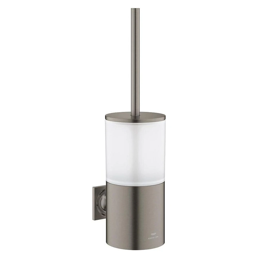 Grohe Allure New Antrasit Fırçalanmış Tuvalet Fırçalığı