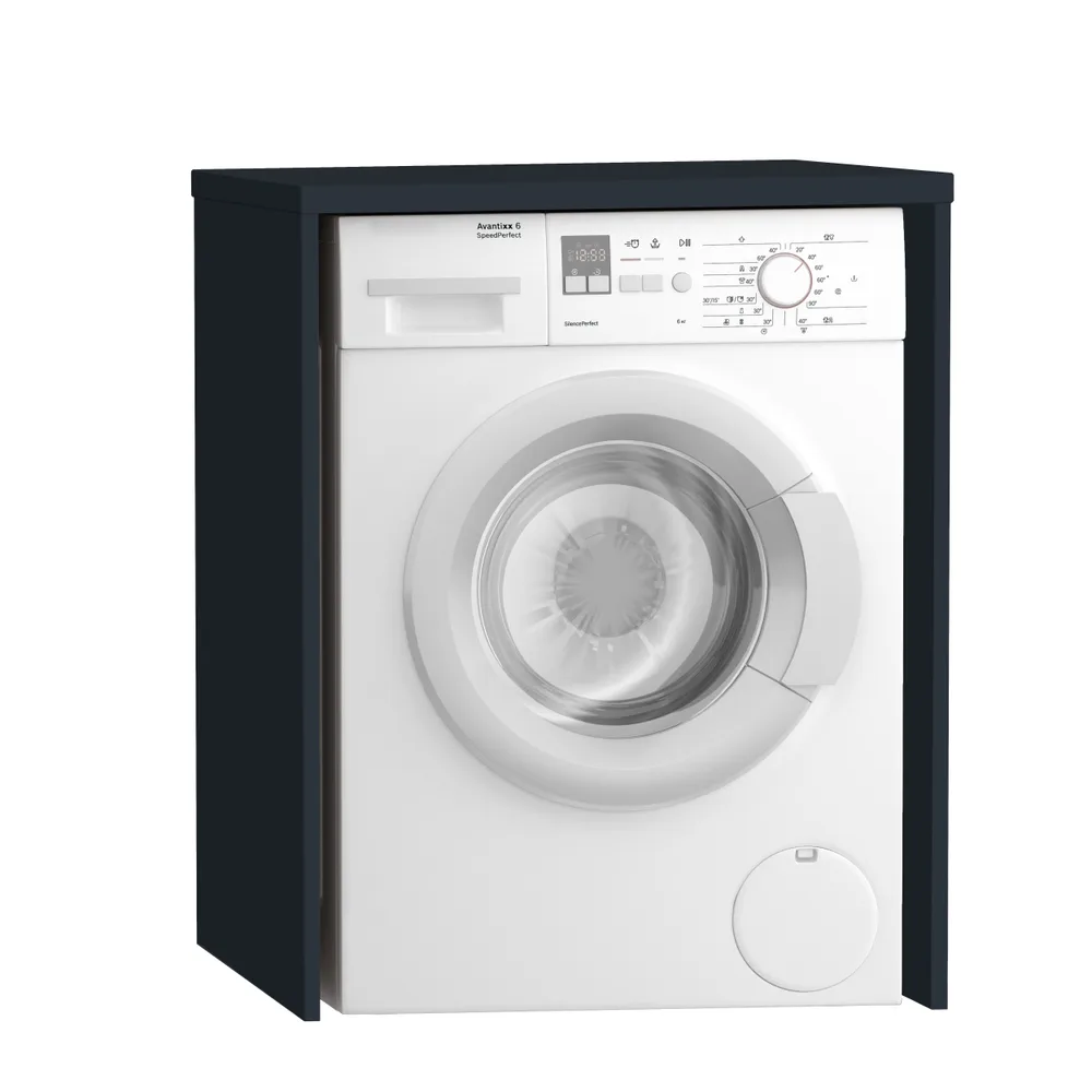 Vitra 70 Cm Parlak Antrasit Çamaşır Makinesi Dolabı