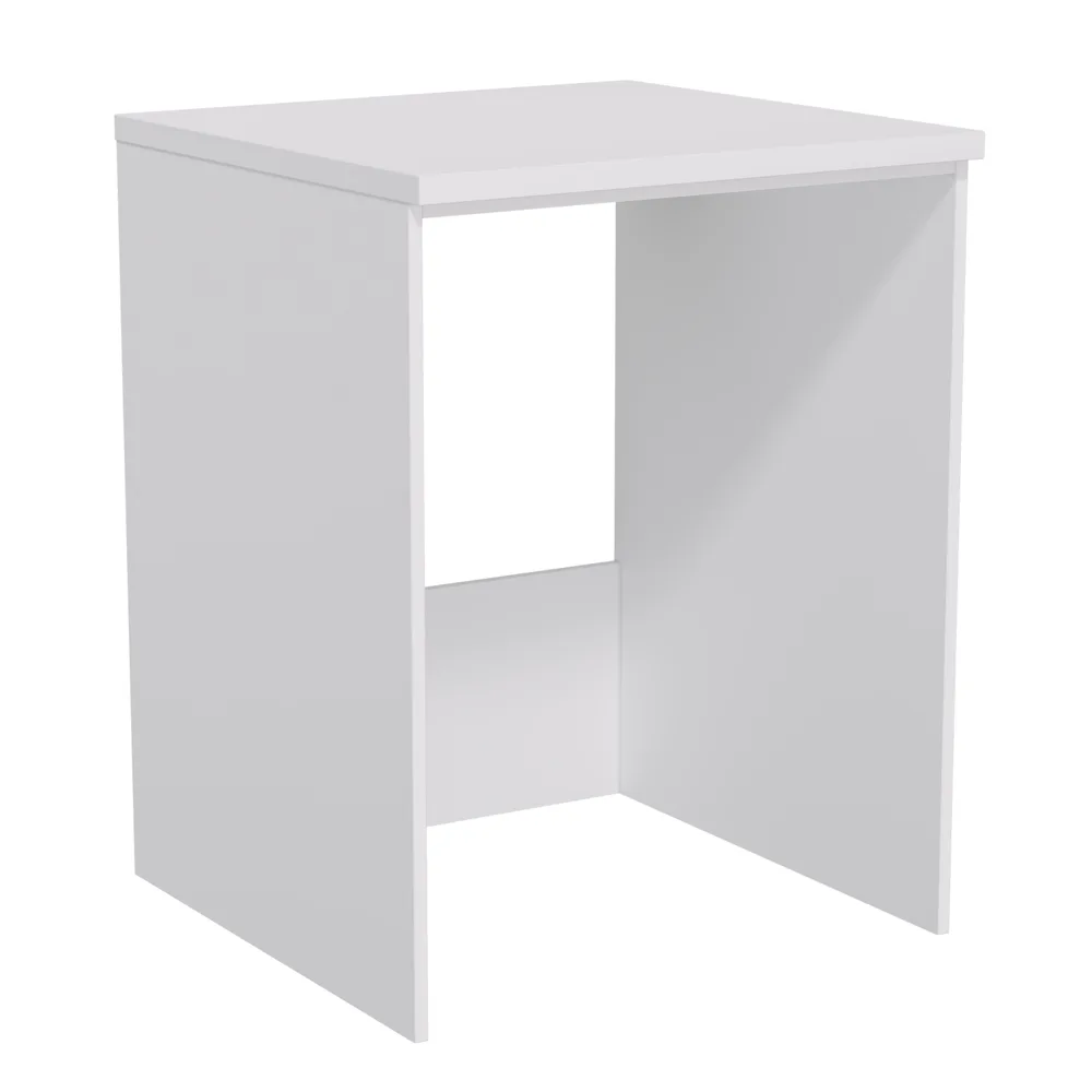 Vitra 70 Cm Mat Beyaz Çamaşır Makinesi Dolabı