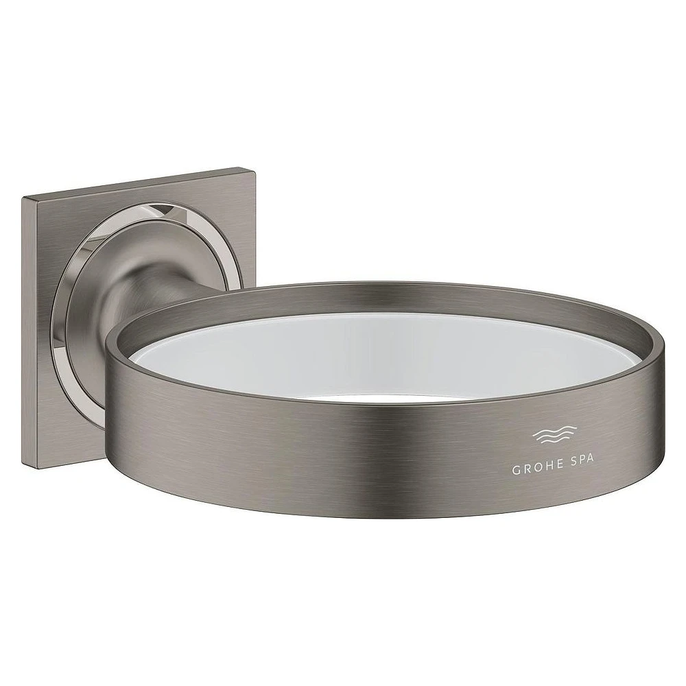Grohe Allure New Antrasit Fırçalanmış Bardaklık