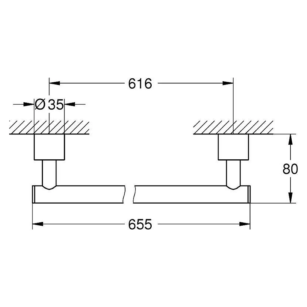 Grohe Atrio New Classic Havlu Barı 2
