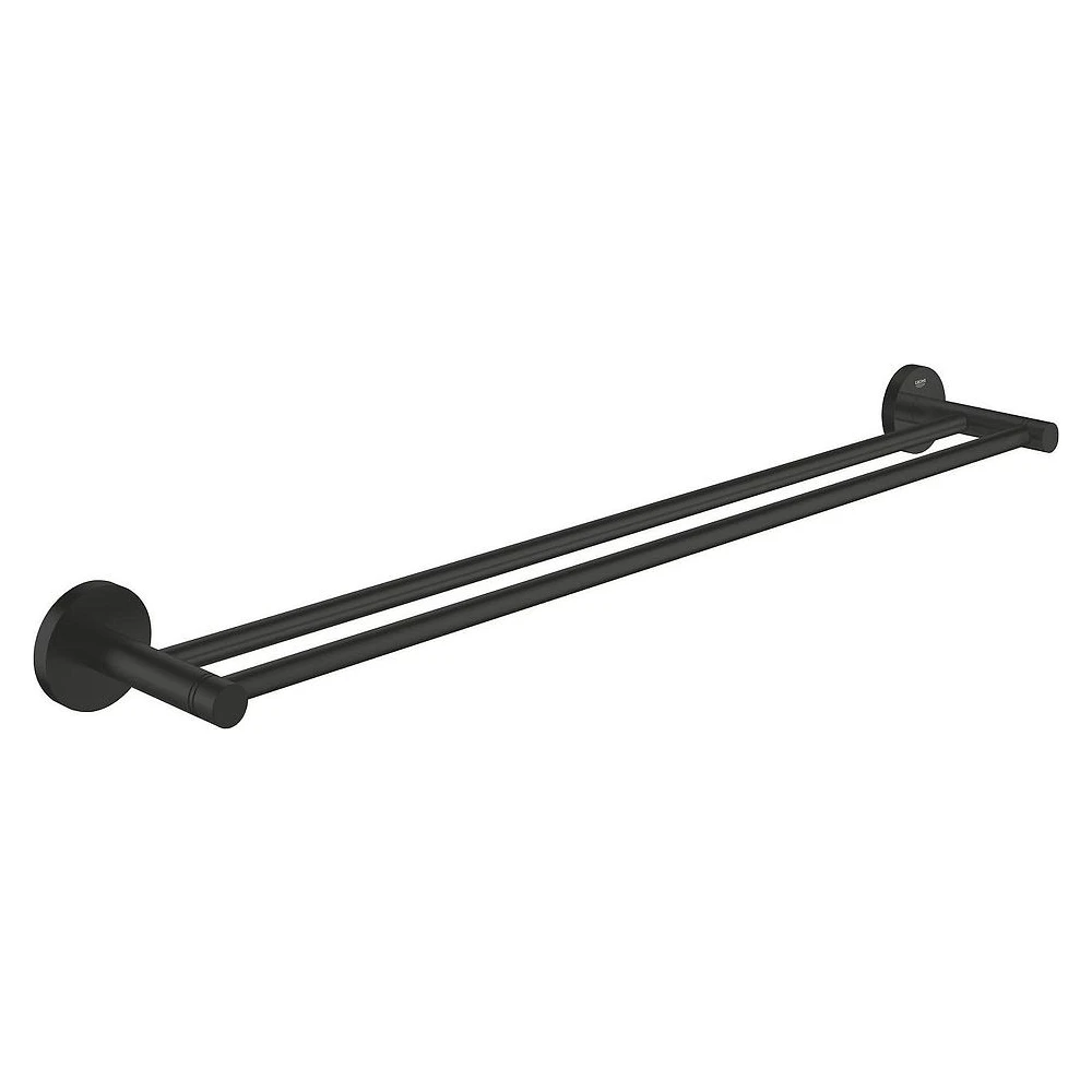 Grohe Essentials New Siyah İkili Havluluk