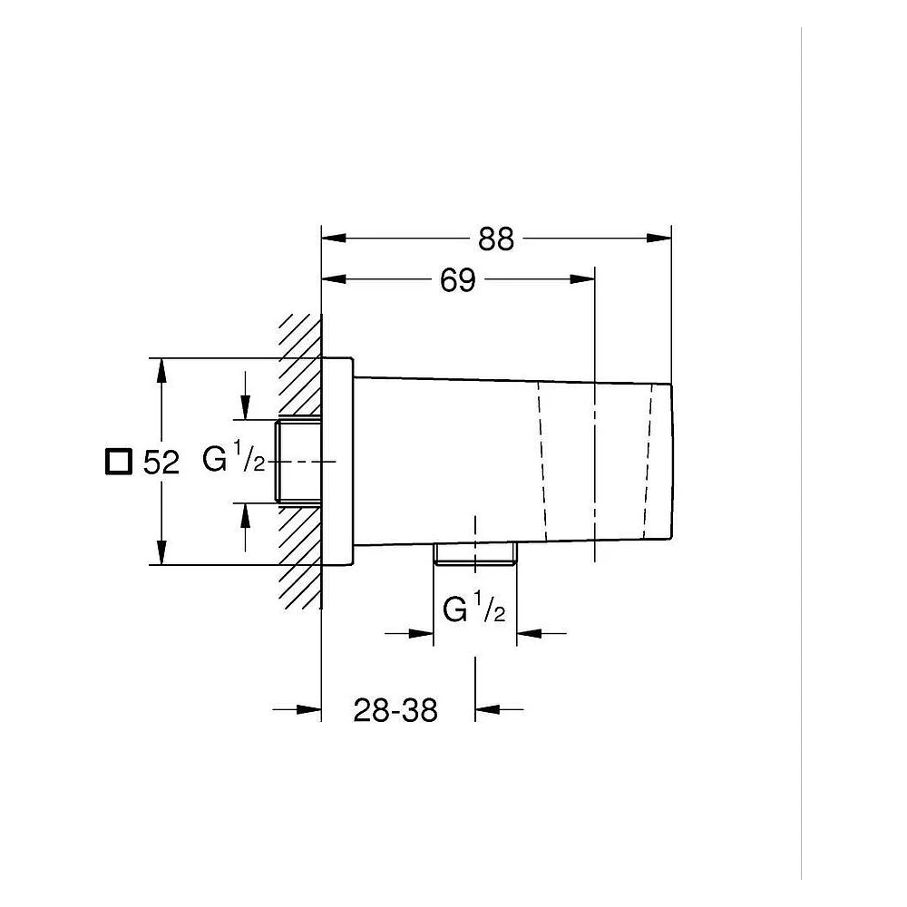 Grohe Euphoria Cube Paslanmaz Çelik Askı 2