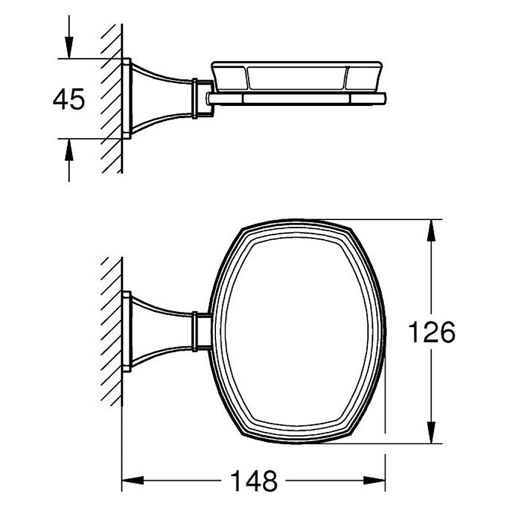 Grohe Grandera Krom Sabunluk 2