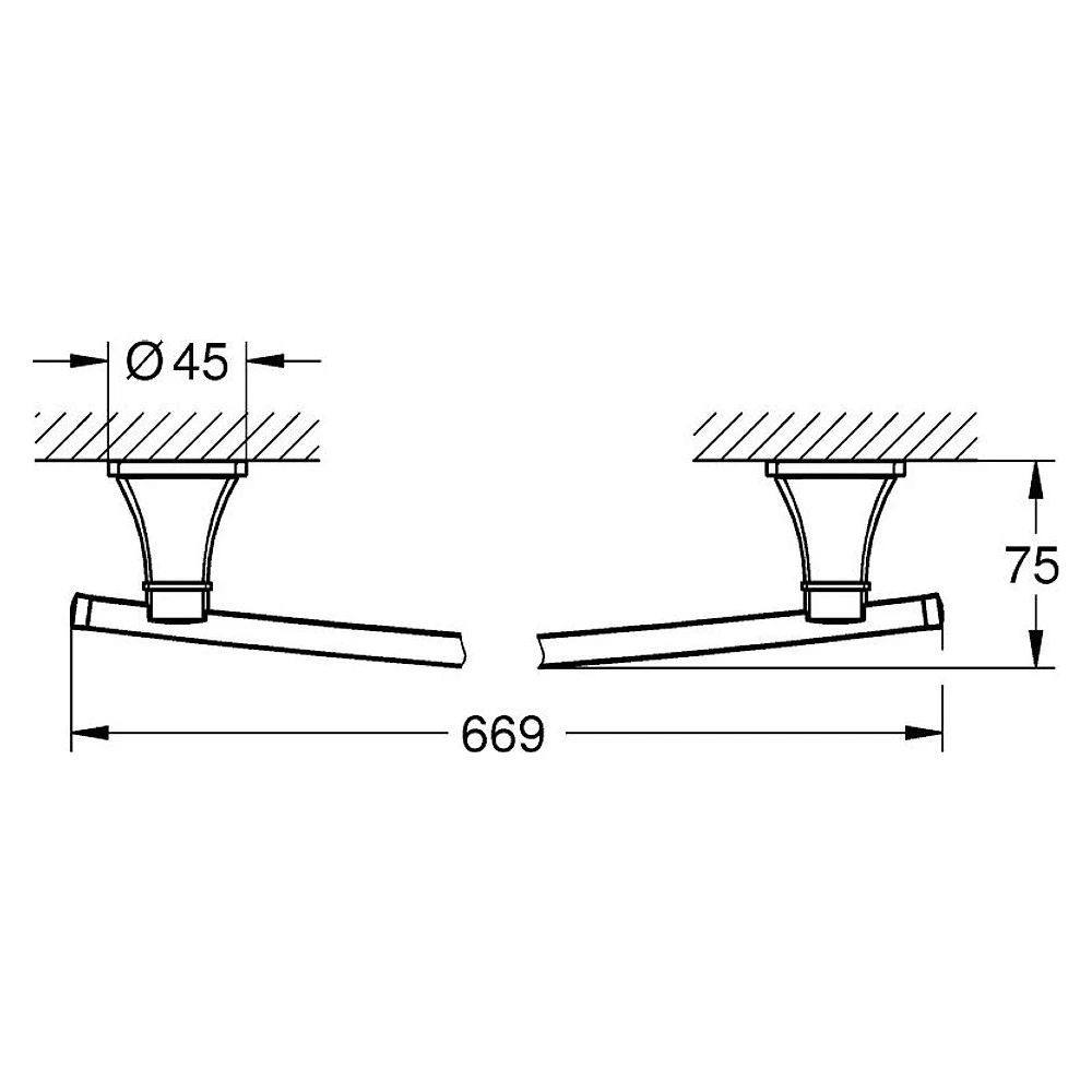 Grohe Grandera Krom Havlu Barı 2