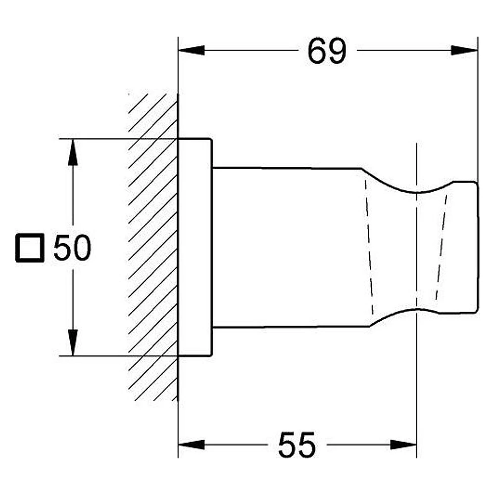 Grohe Rainshower Siyah Askı 2