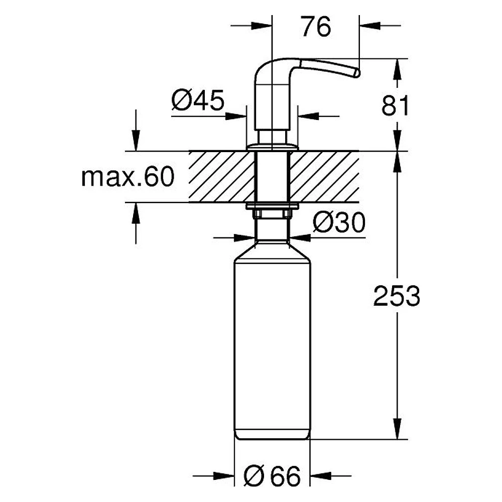 Grohe Soap Dispenser Krom Sıvı Sabunluk 2