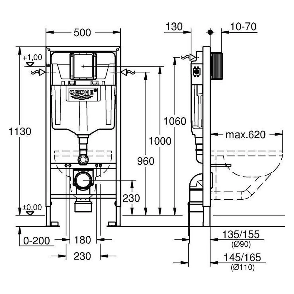 Grohe Rapid SL Gömme Rezervuar 2