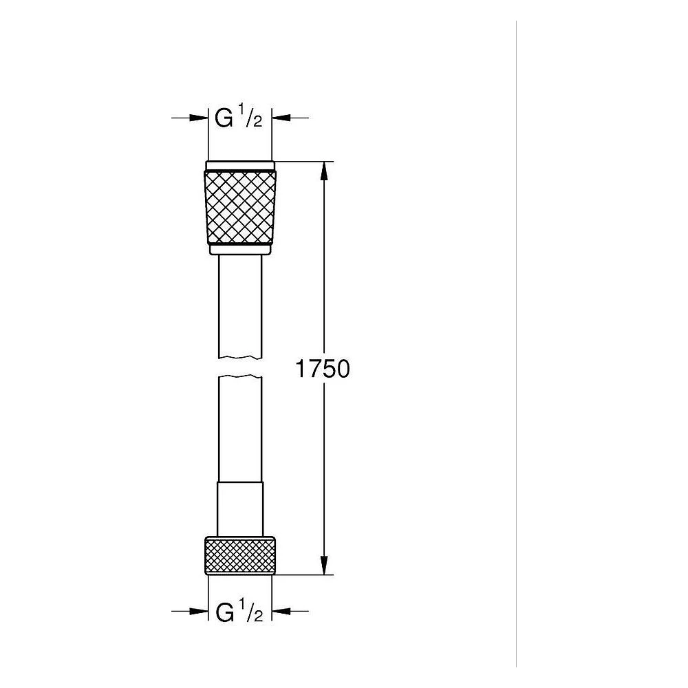 Grohe Relexaflex Krom Duş Hortumu 2