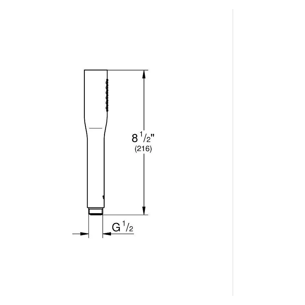 Grohe Euphoria Cosmopolitan Stick Siyah Stick El Duşu 2