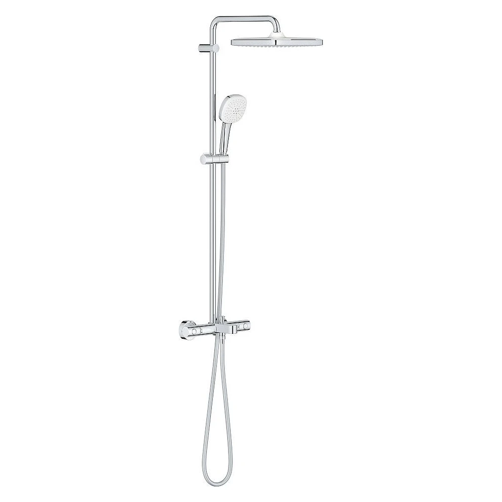 Grohe Tempesta System 250 Cube Krom Duş Sistemi 250×250 mm