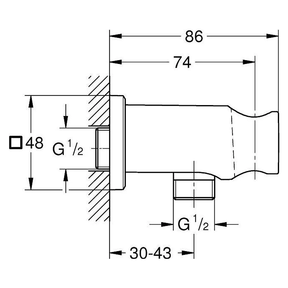 Grohe Rainshower Bronz Duş Aksesuarı 2