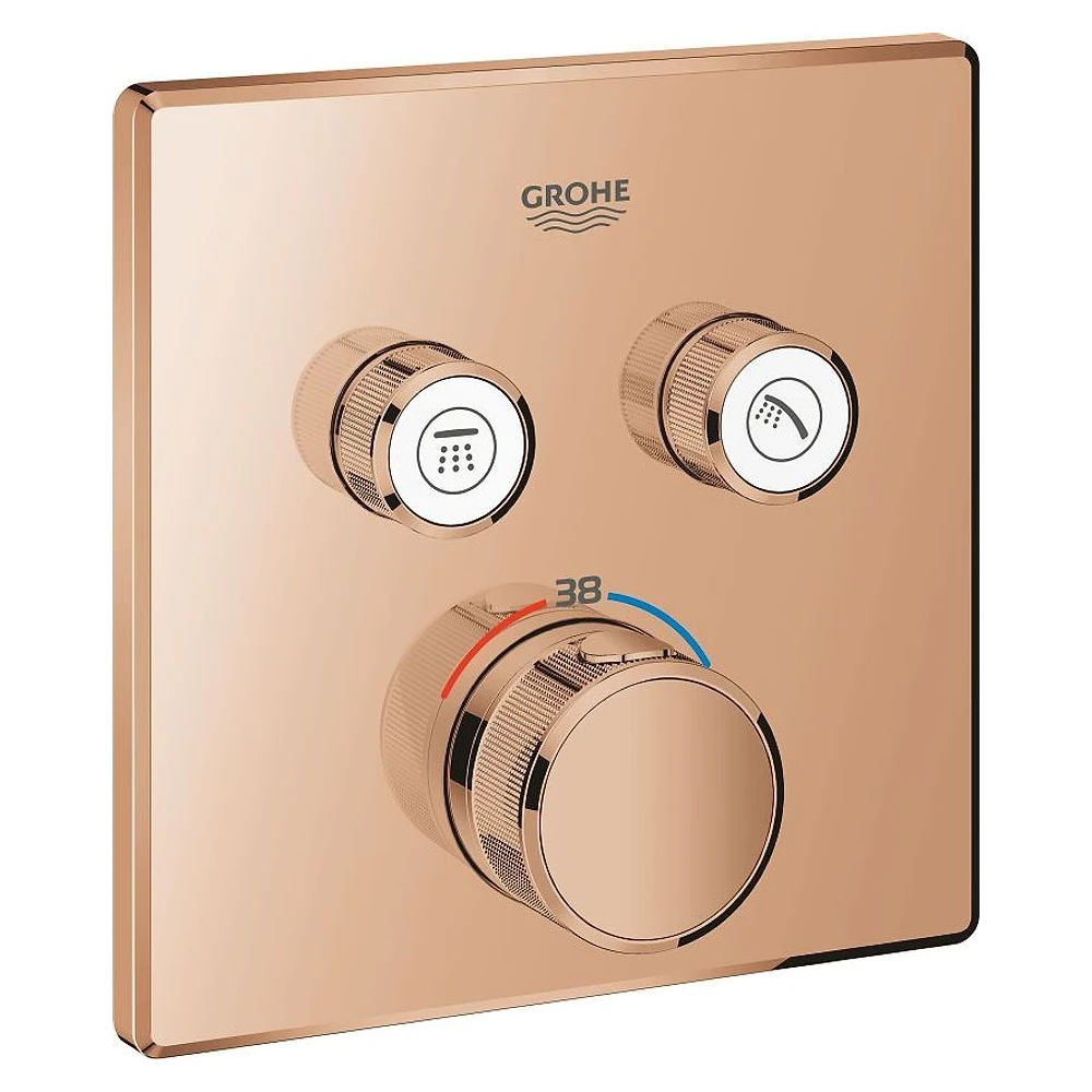 Grohe Grohtherm SmartControl Bronz Ankastre Termostatik Batarya