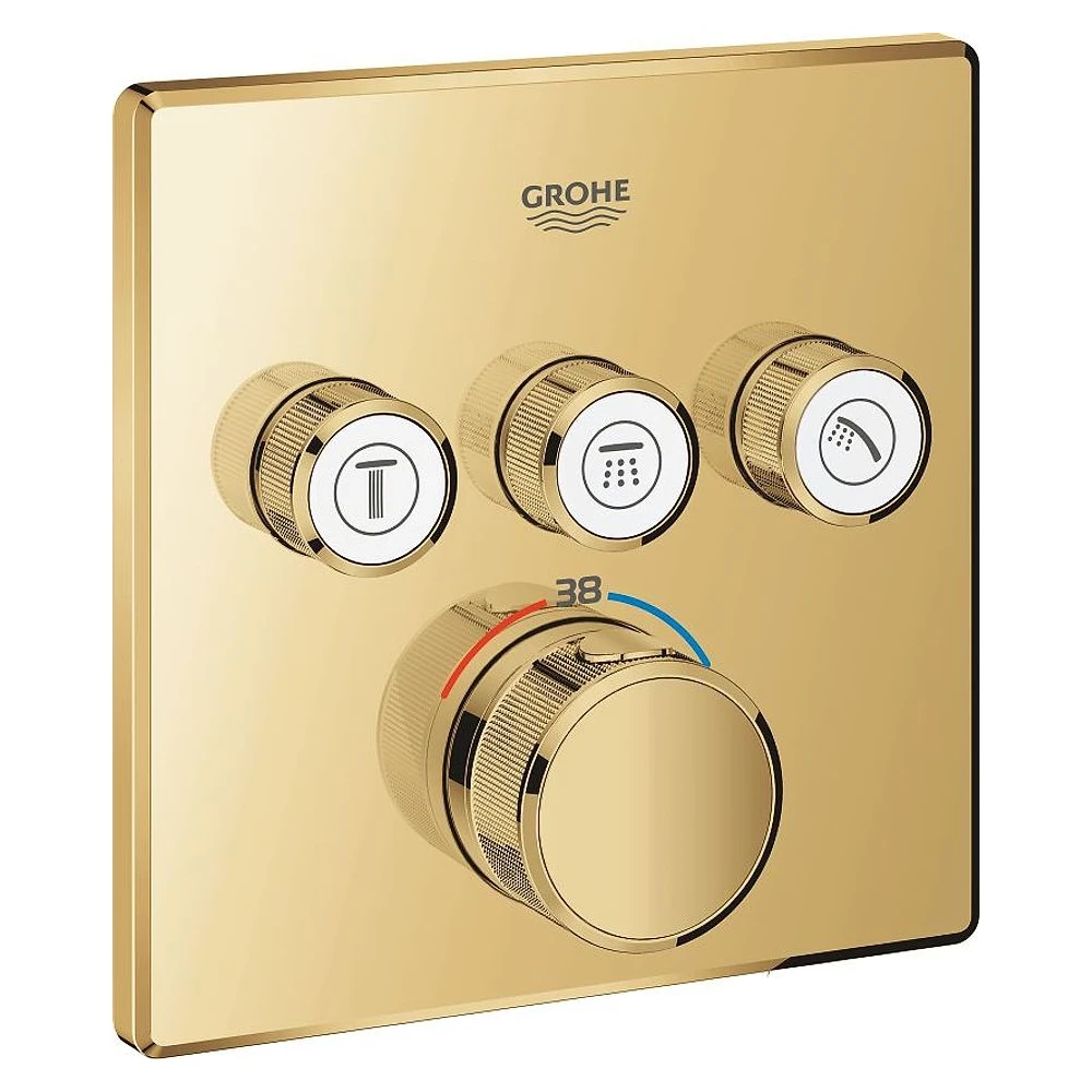Grohe Grohtherm SmartControl Altın Ankastre Termostatik Batarya 29126GL0