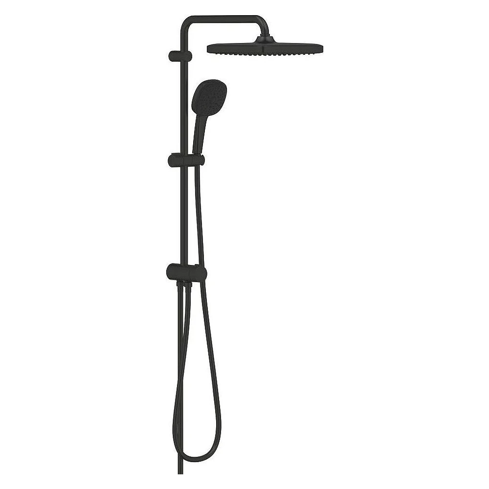 Grohe Tempesta System 250 Cube Siyah Duş Sistemi