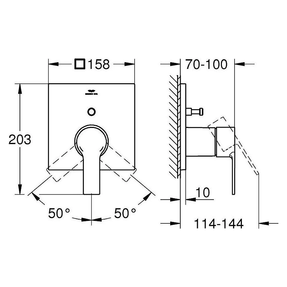 Grohe Allure New Bronz Banyo Bataryası 2