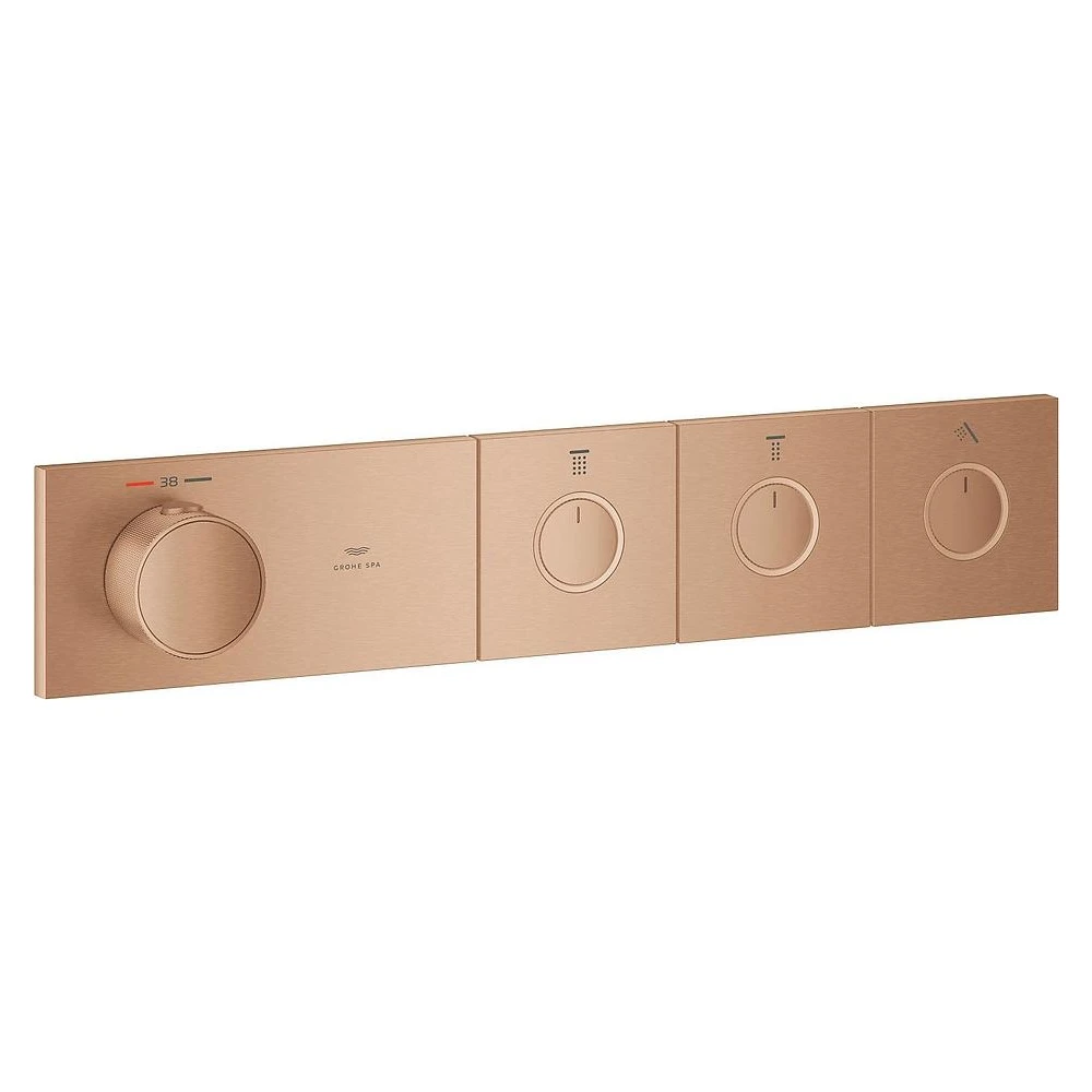 Grohe Grohtherm Aqua Tiles Bronz Fırçalanmış Termostatik Batarya