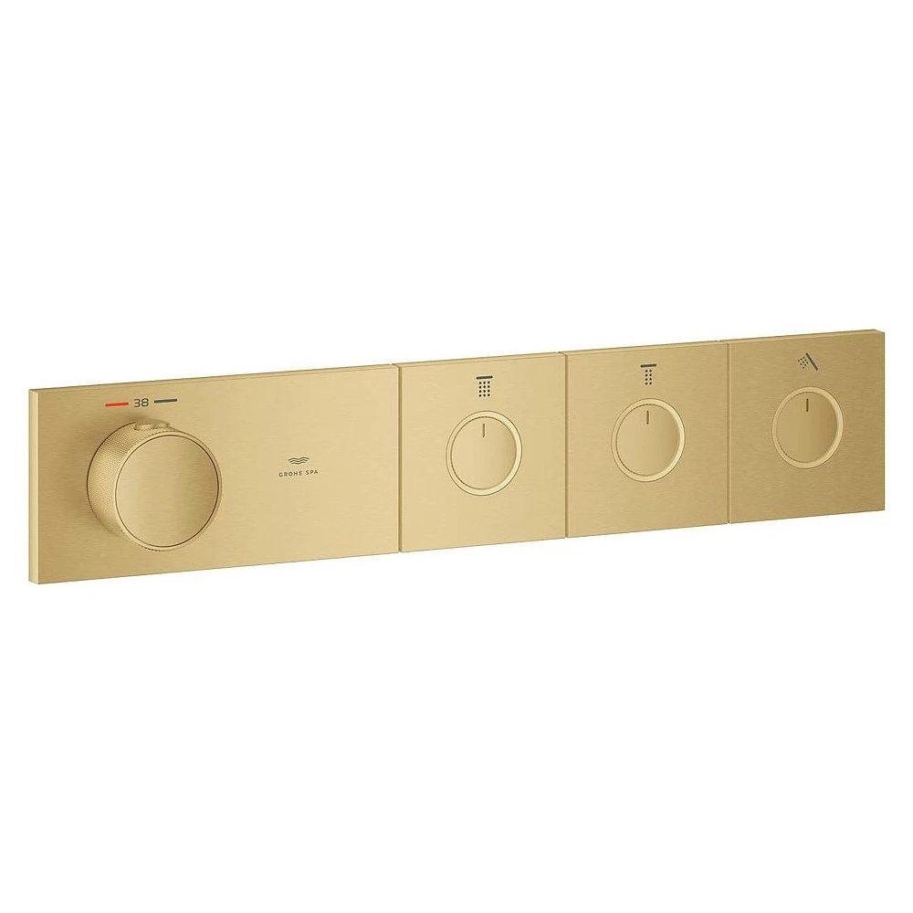Grohe Grohtherm Aqua Tiles Altın Fırçalanmış Termostatik Batarya
