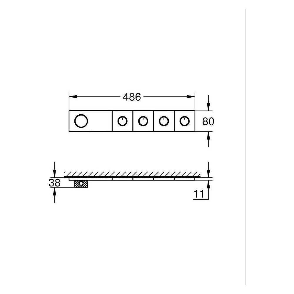 Grohe Grohtherm Aqua Tiles Termostatik Batarya 2