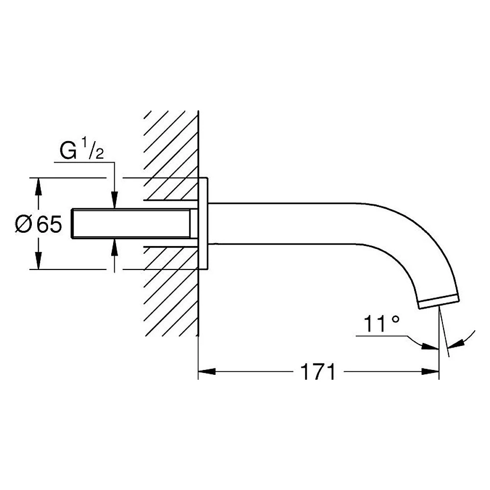 Grohe Atrio New Classic Bronz Fırçalanmış Çıkış Ucu 2
