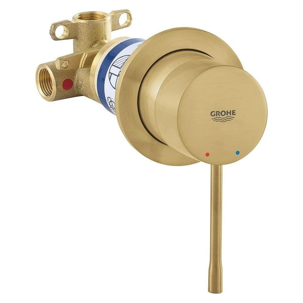 Grohe Essence New Altın Fırçalanmış Duş Bataryası
