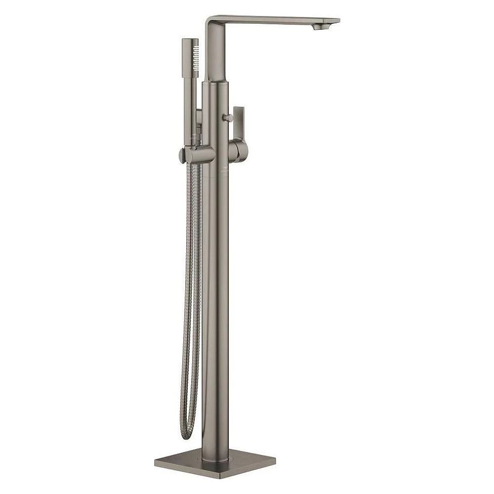 Grohe Allure New Antrasit Fırçalanmış Yerden Küvet Bataryası