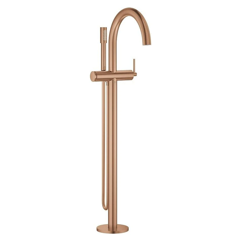Grohe Atrio New Classic Bronz Fırçalanmış Yerden Küvet Bataryası