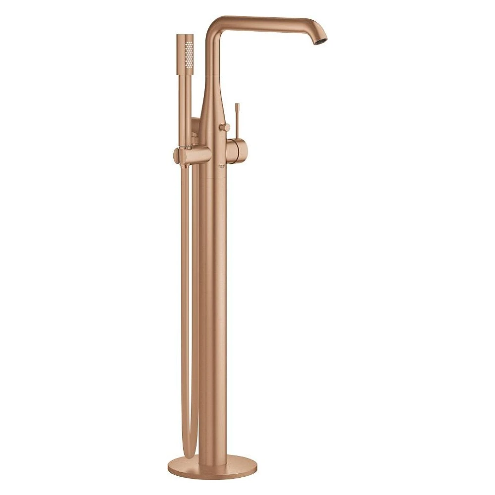 Grohe Essence New Bronz Fırçalanmış Yerden Küvet Bataryası