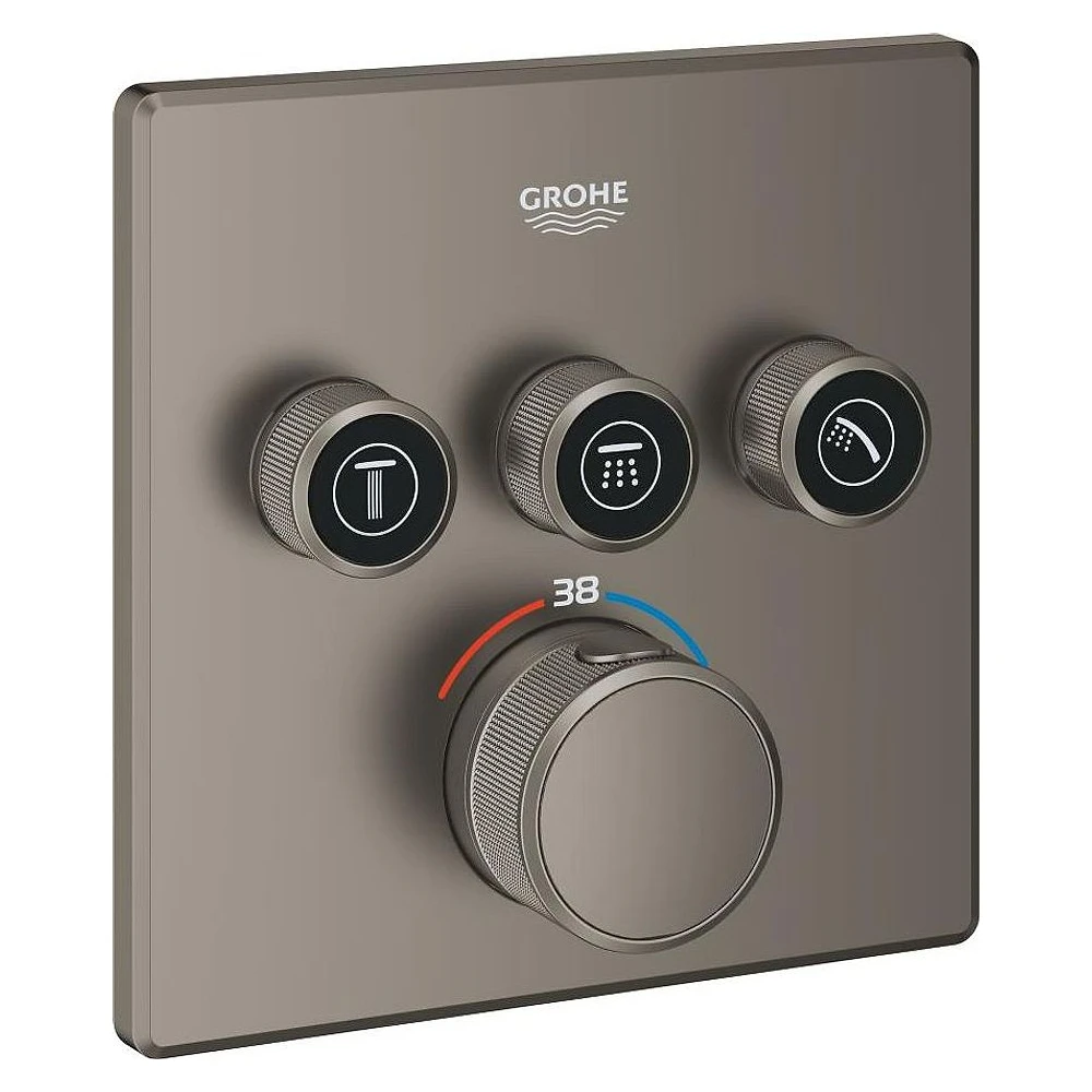 Grohe Grohtherm SmartControl Antrasit Termostatik Batarya