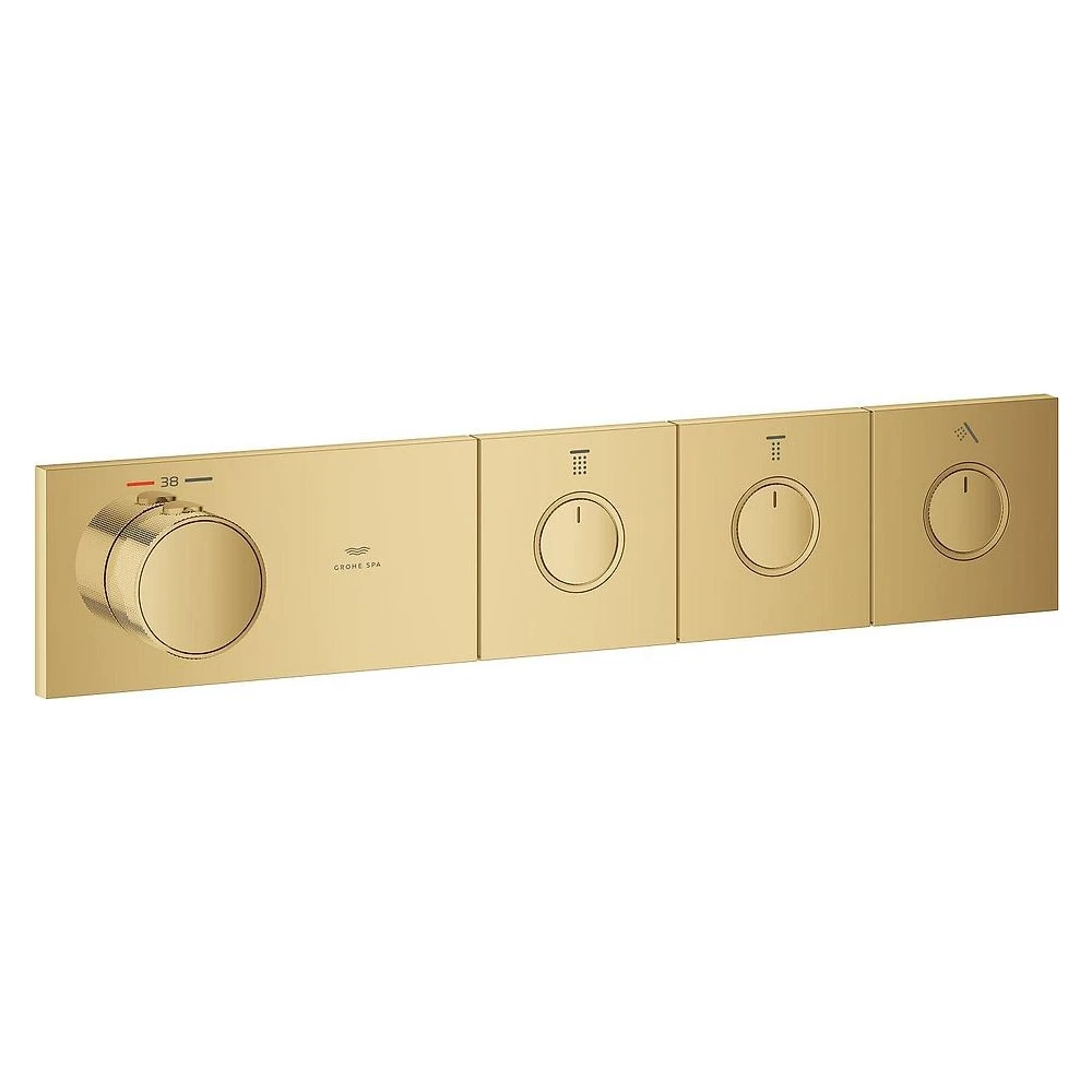 Grohe Grohtherm Aqua Tiles Altın Termostatik Batarya