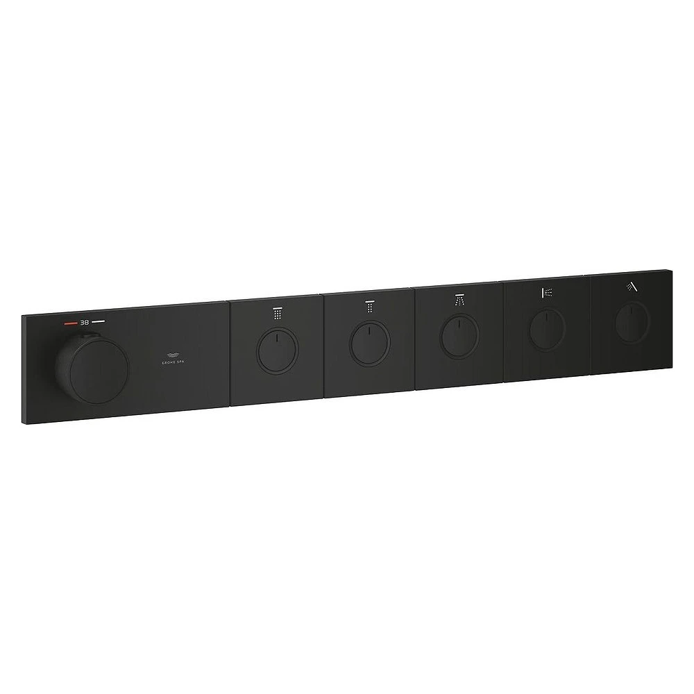 Grohe Grohtherm Aqua Tiles Siyah Termostatik Batarya 106868KF00