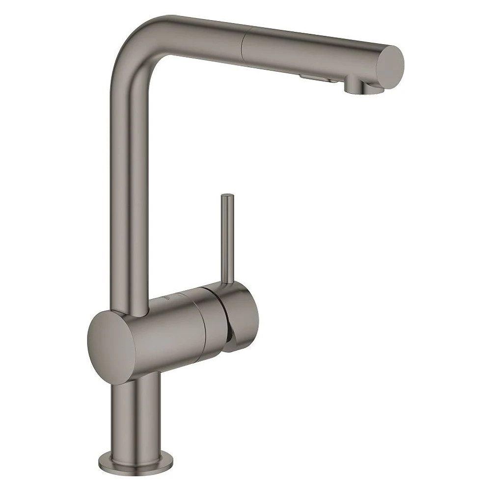 Grohe Minta Antrasit Fırçalanmış Yüksek Eviye Bataryası