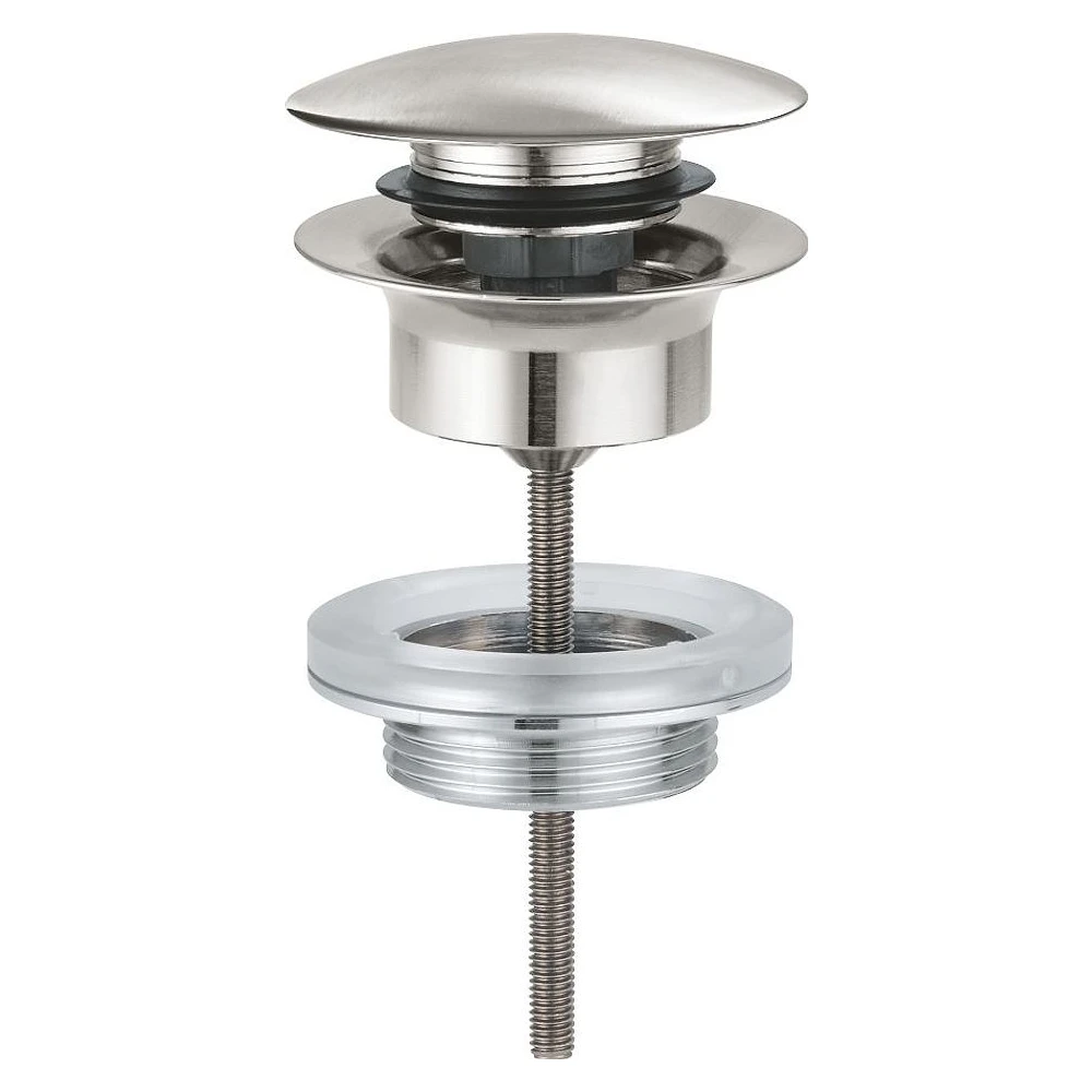 Grohe Supersteel Infinity Kaplama Fırçalanmış Gider Seti