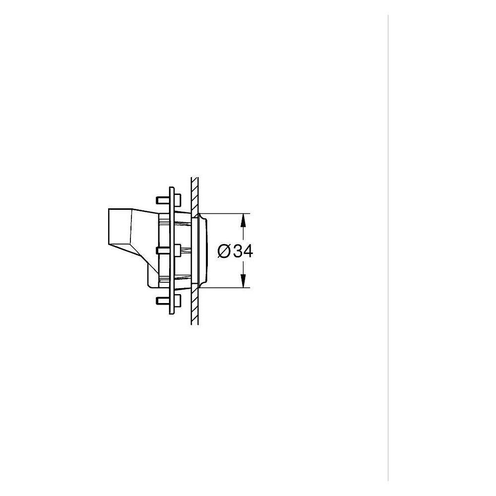 Grohe Rainshower Aqua Tiles Altın Tavandan Ankastre Duş 2