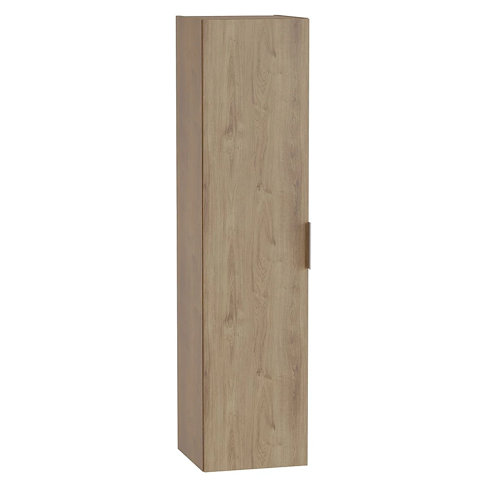 Vitra Mia Plus Square 35 Cm Meşe Entegre Kulplu Asma Boy Dolabı