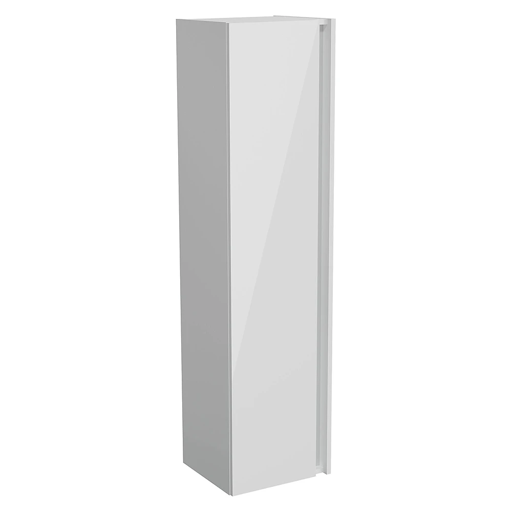 Vitra Nuo 35 Cm Parlak Beyaz Tek Kapaklı Kulpsuz Asma Boy Dolabı