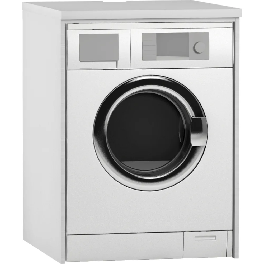 Vitra 70 Cm Parlak Beyaz Kapaksız Yerden Çamaşır Makinesi Dolabı