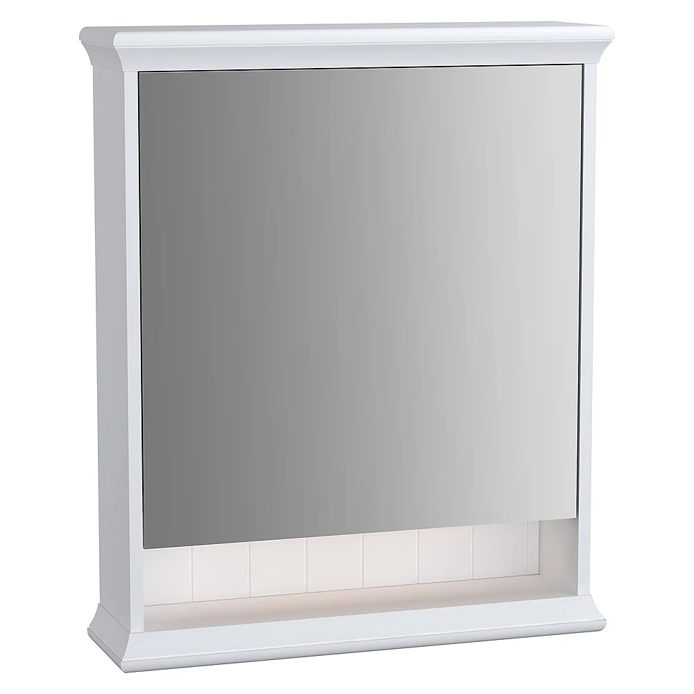 Vitra Valarte 65 Cm Mat Beyaz Bir Kapaklı Sol Dolaplı Ayna
