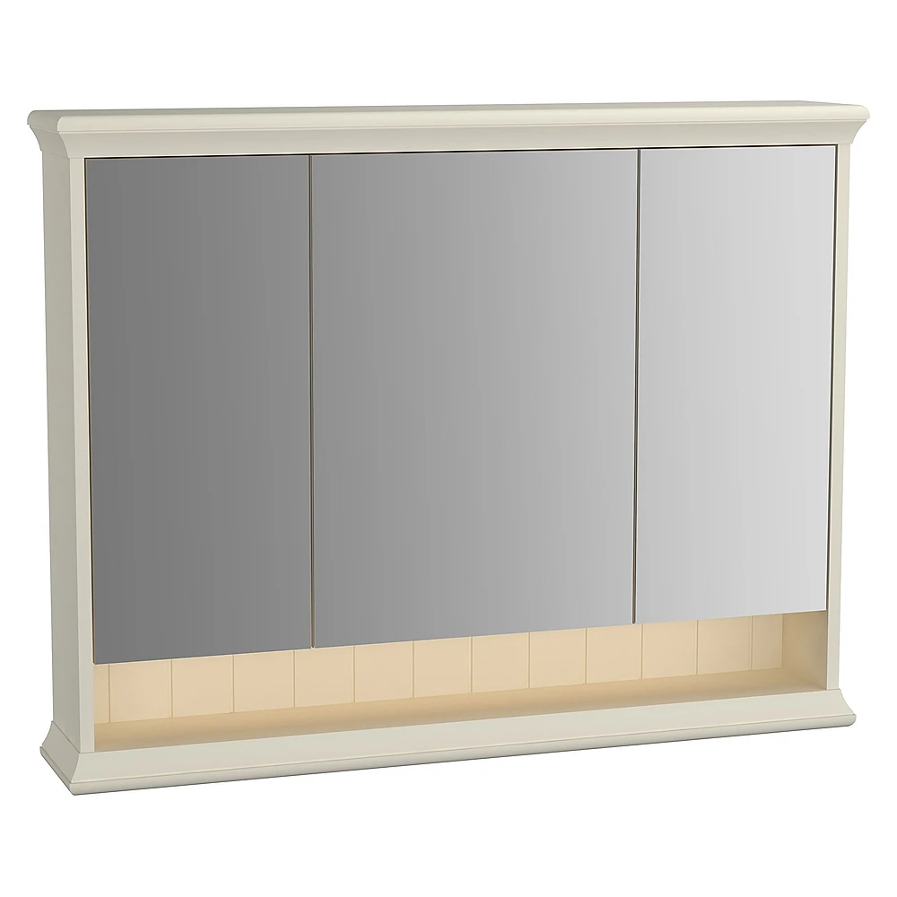 Vitra Valarte 100 Cm Mat Fildişi Üç Kapaklı Dolaplı Ayna