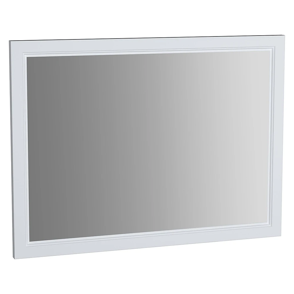 Vitra Valarte 100 Cm Mat Beyaz Etajerli Düz Ayna