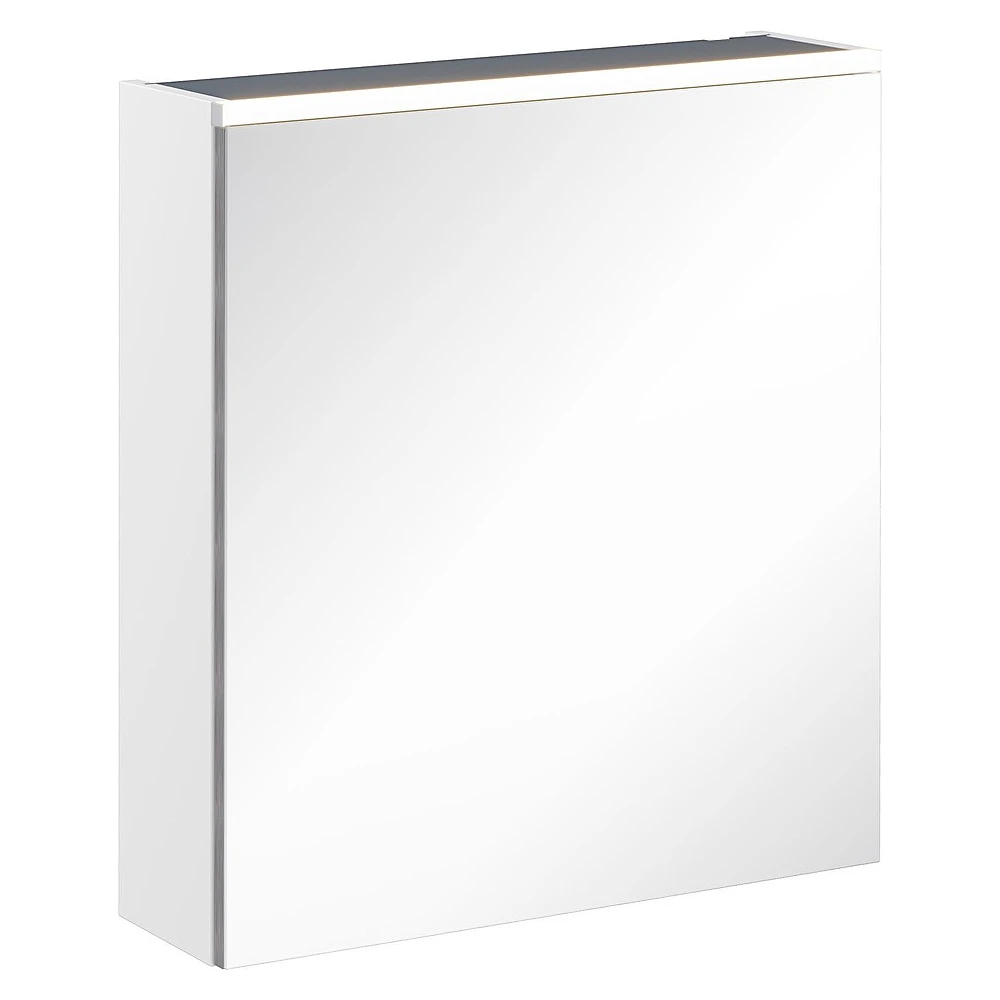 Vitra Core 60 Cm Mat Beyaz Aydınlatmalı Sol Dolaplı Ayna