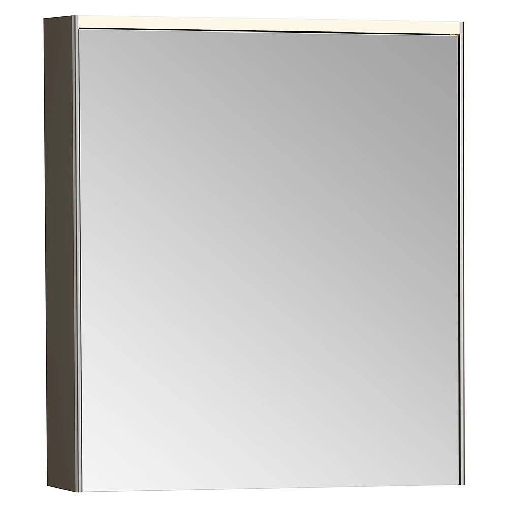 Vitra Core 60 Cm Fırçalanmış Krom Aydınlatmalı Sağ Dolaplı Ayna