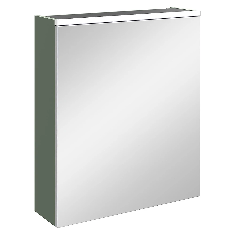 Vitra Core 60 Cm Mat Yeşil Aydınlatmalı Sağ Dolaplı Ayna