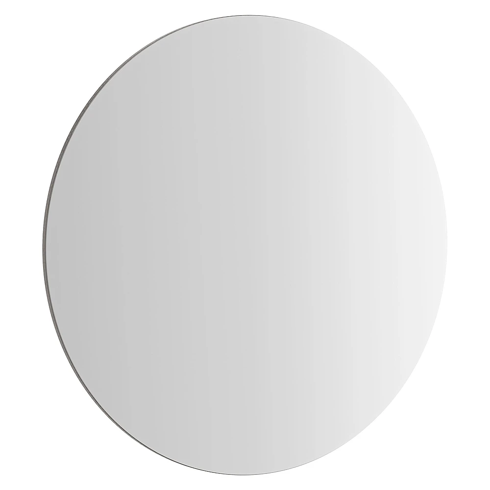 Vitra Base 100 Cm Fırçalanmış Krom Yuvarlak Ayna