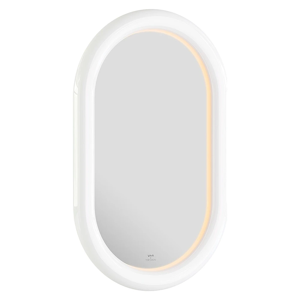 Vitra Liquid 50 Cm Beyaz Seramik Çerçeveli Led Aydınlatmalı Ayna